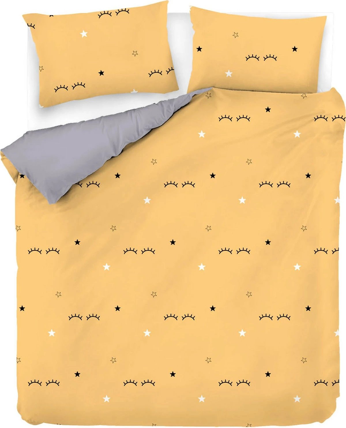 Set mbulesë për dyshek dopio Ranforce L'essentiel, Dide, e verdhë