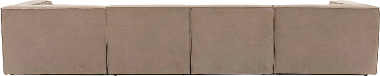 Kënd-sofë Sora me pouffe, ngjyrë kapuçino, Atelier del Sofa Kënd-sofë Sora me pouffe, ngjyrë kapuçino, Atelier del Sofa