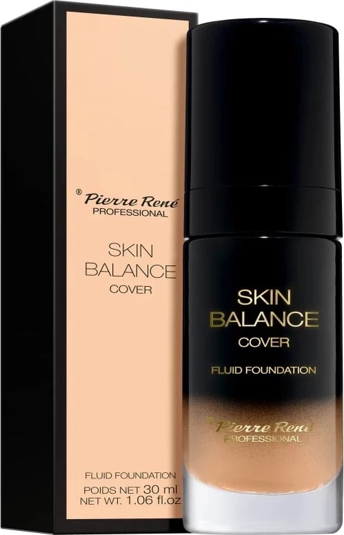 Fondatinë Pierre Rene Skin Balance Cover Fluid Foundation 21 Porcelain 30ml