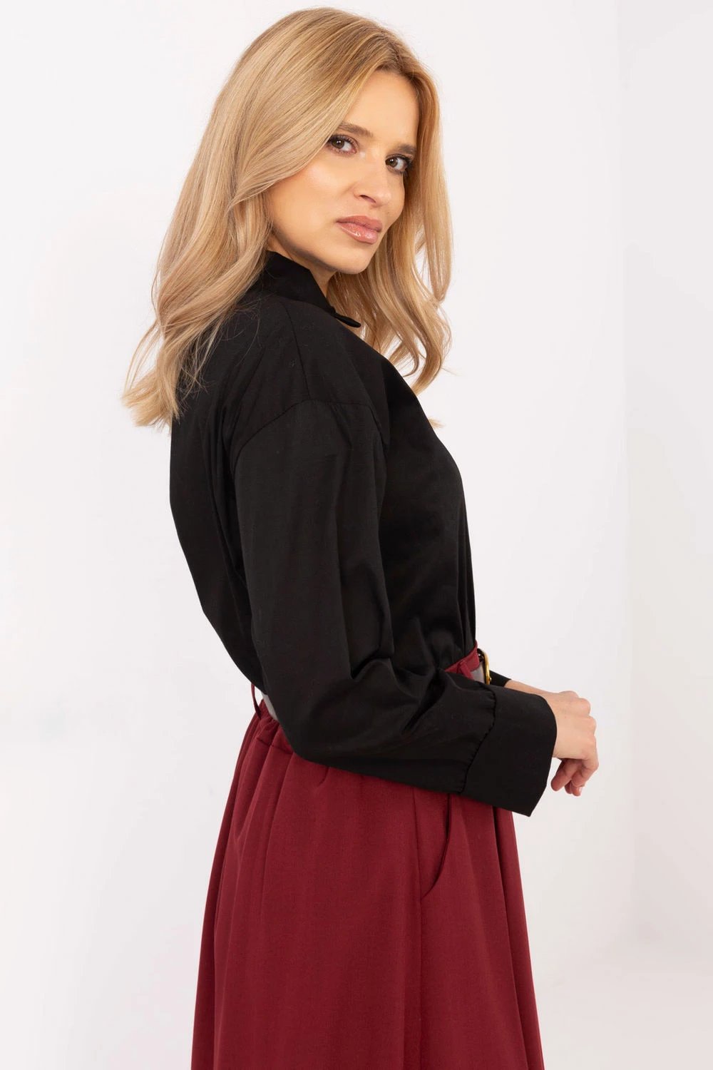 Maicë për femra Italy Moda 204367, e zezë