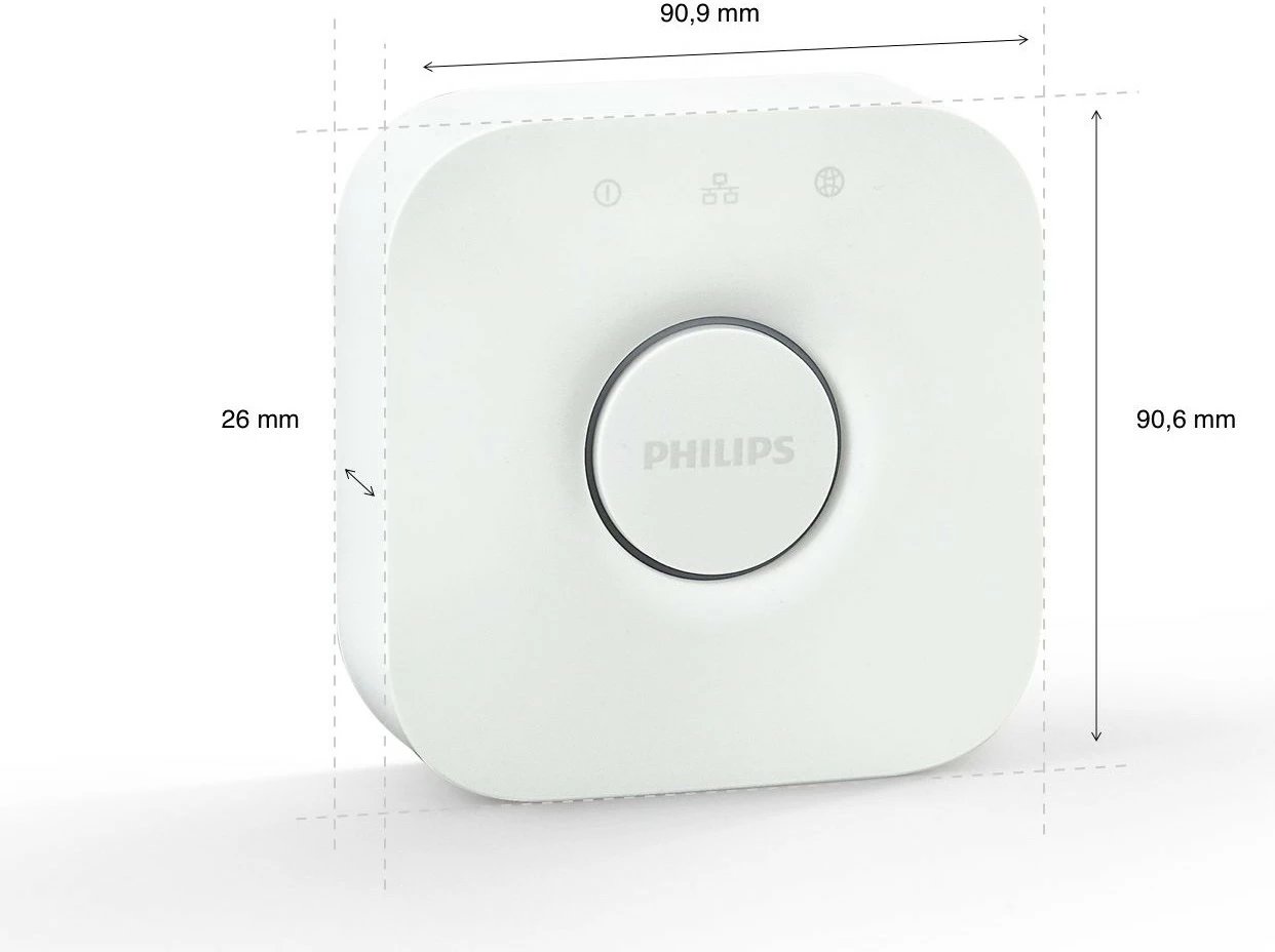 Hue Bridge Philips 8719514342620, Wireless, ZigBee, Bardhë