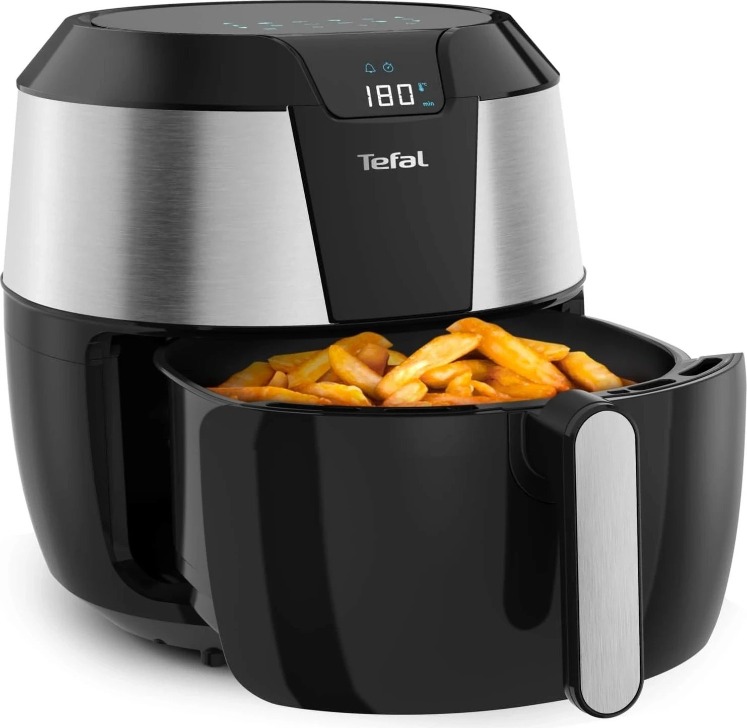 Frytkownicë Tefal Easy Fry EY701D15, 5L, e zezë-argjendtë