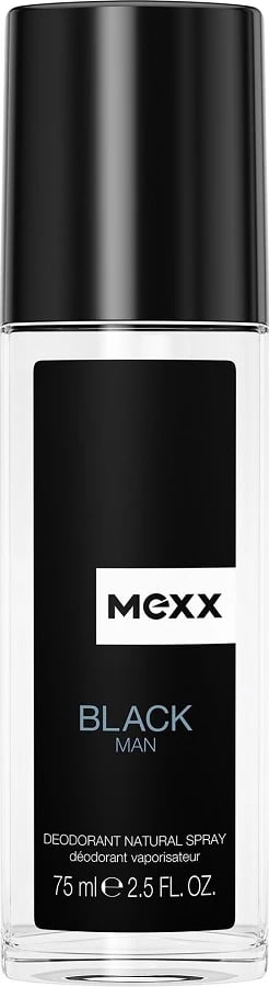 Deodorant spray për meshkuj Mexx Black Man 75ml