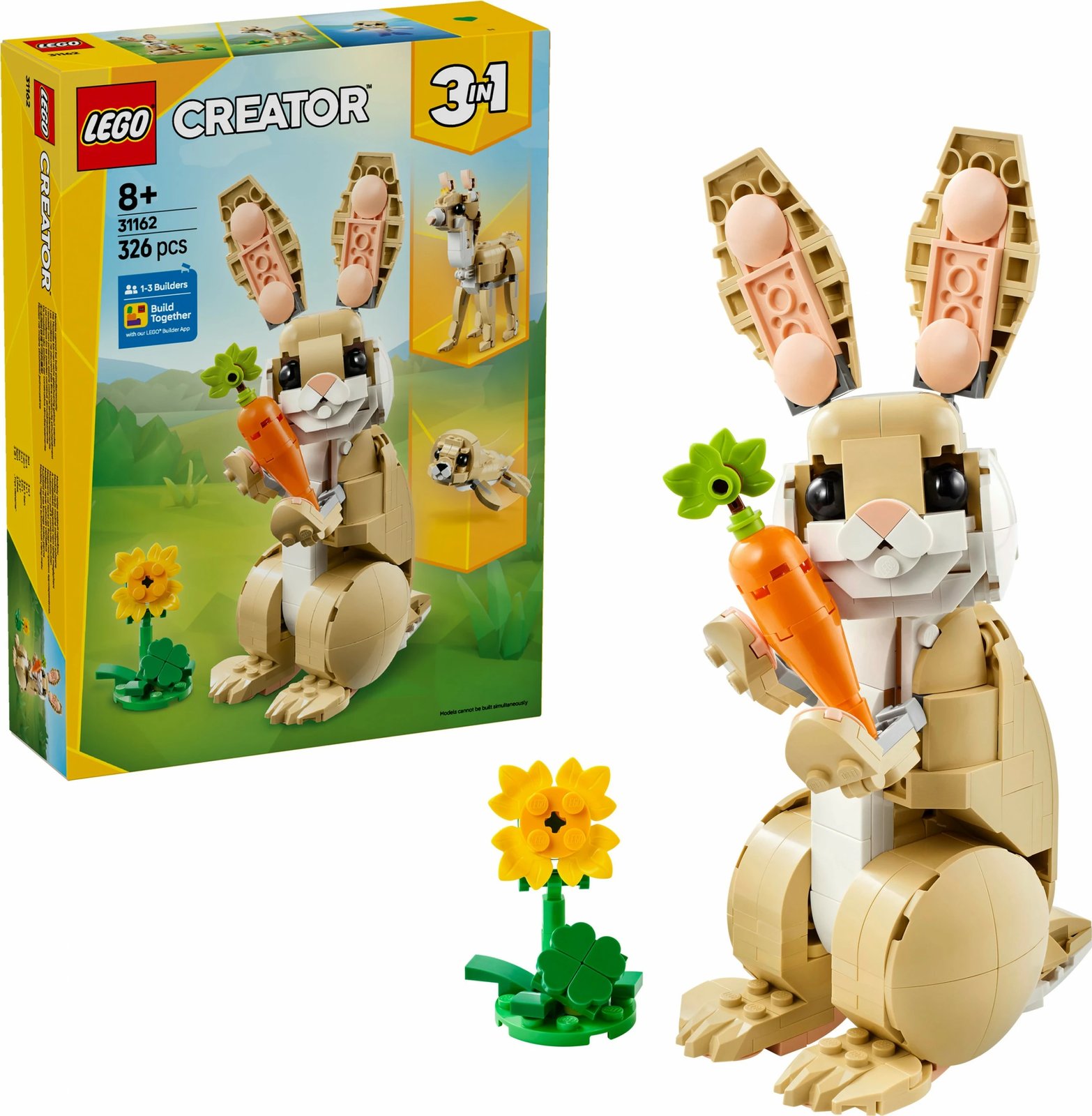 Set ndërtimi LEGO Creator Häschen 31162, shumëngjyrësh Set ndërtimi LEGO Creator Häschen 31162, shumëngjyrësh