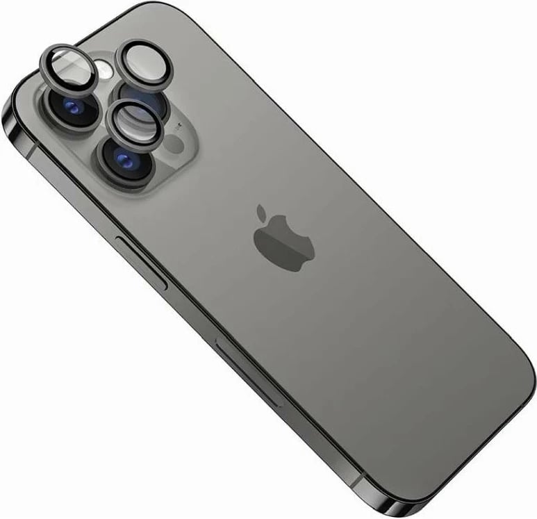 Mbështjellës xhami për kamerë Fixed Apple iPhone 14 Pro/14 Pro Max, ngjyrë gri stardust