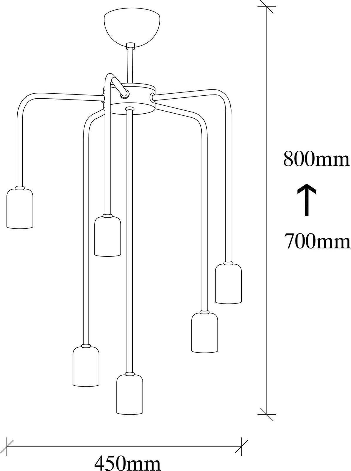 Llambë varëse Opviq, Denge - 3447, e zezë