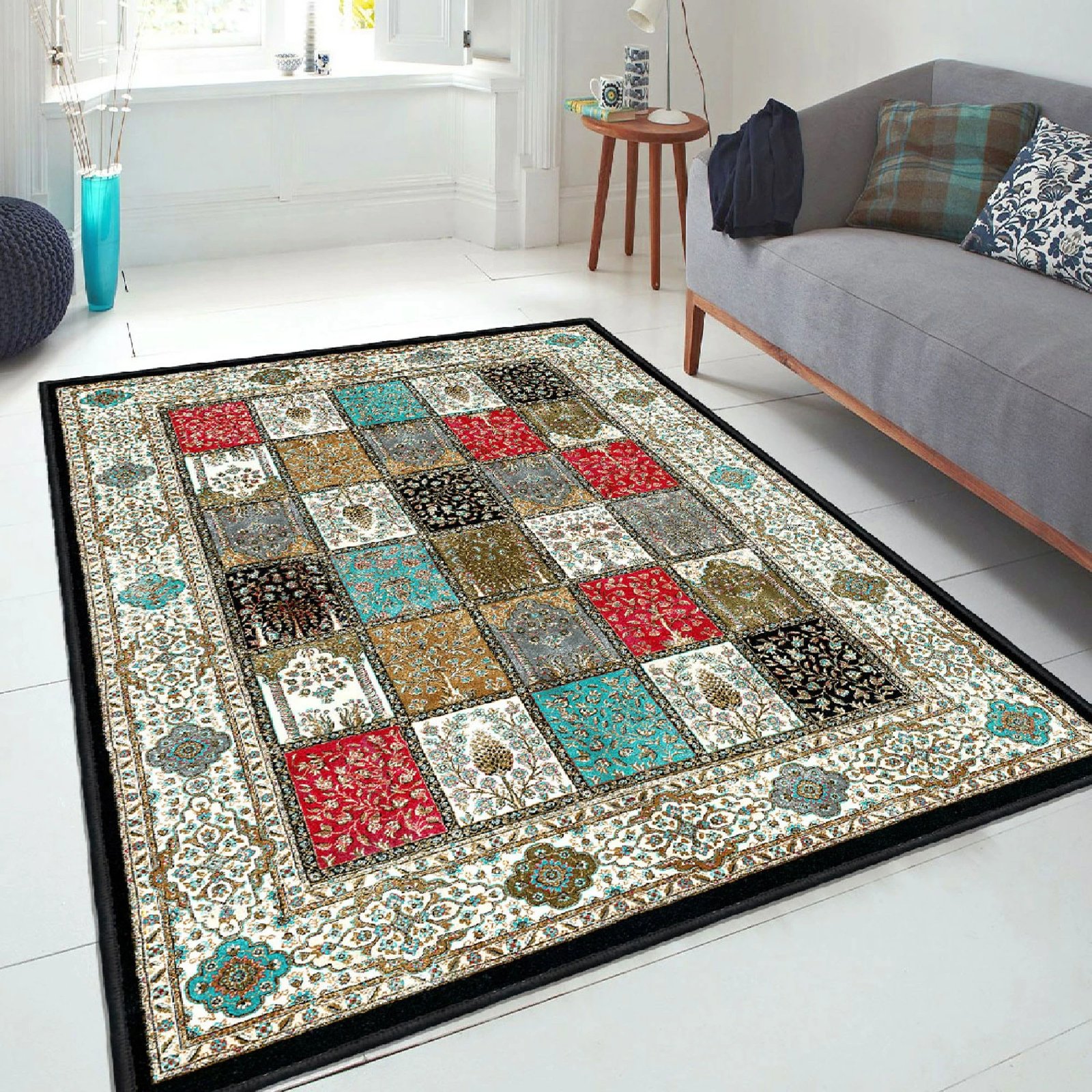 Qilim Velvet, shumëngjyrësh, 80x120cm, Conceptum Hypnose, Els1831