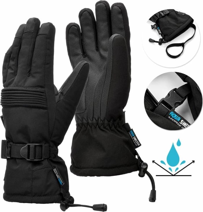 Doreza dimri Meteor, unisex, të zeza