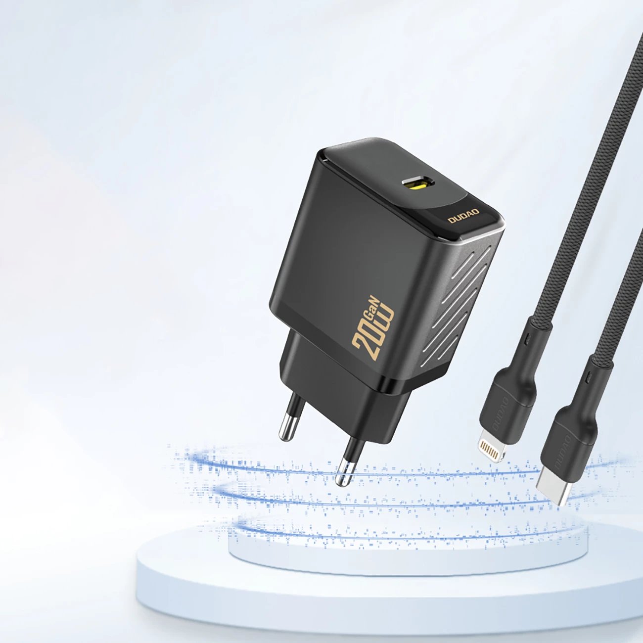 Karikues muri Dudao A26, GaN, 20W, USB-C, i zi