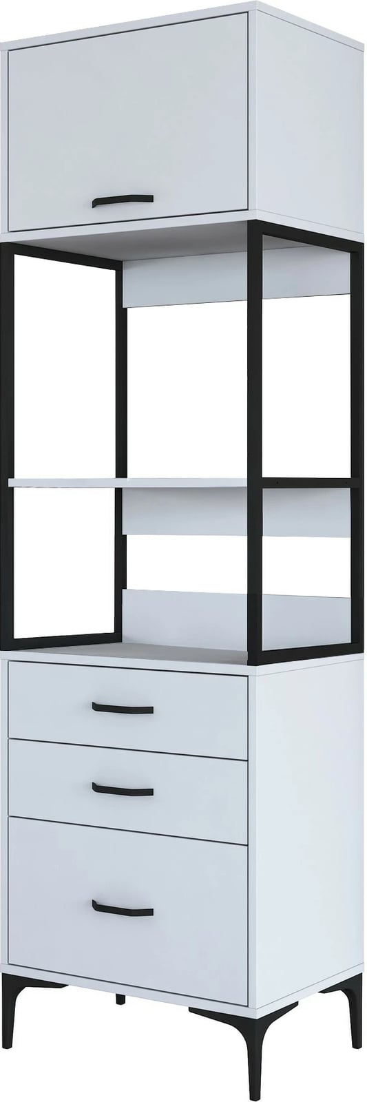 Dollap multifunksional Hanah Home, JE135 - 3101, i bardhë