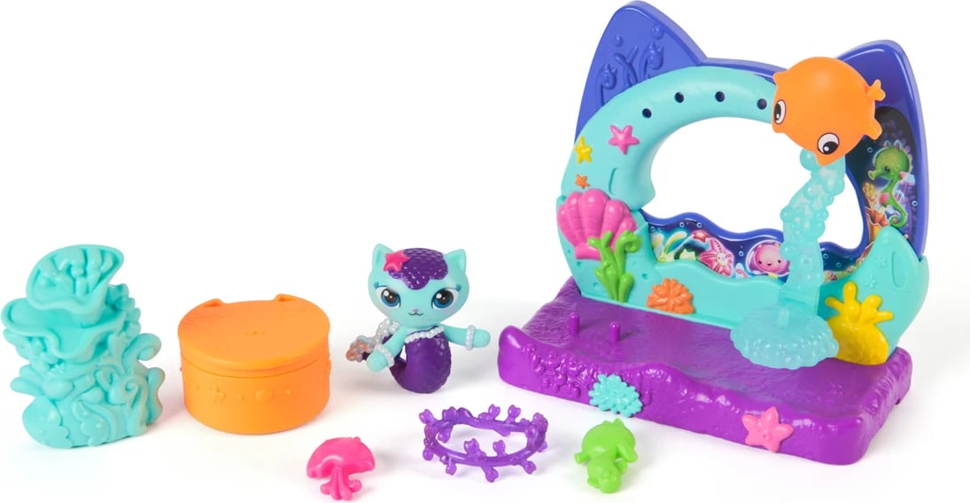 Gabby's Dollhouse Mercat's Aquarium Balcony Playset The Movie