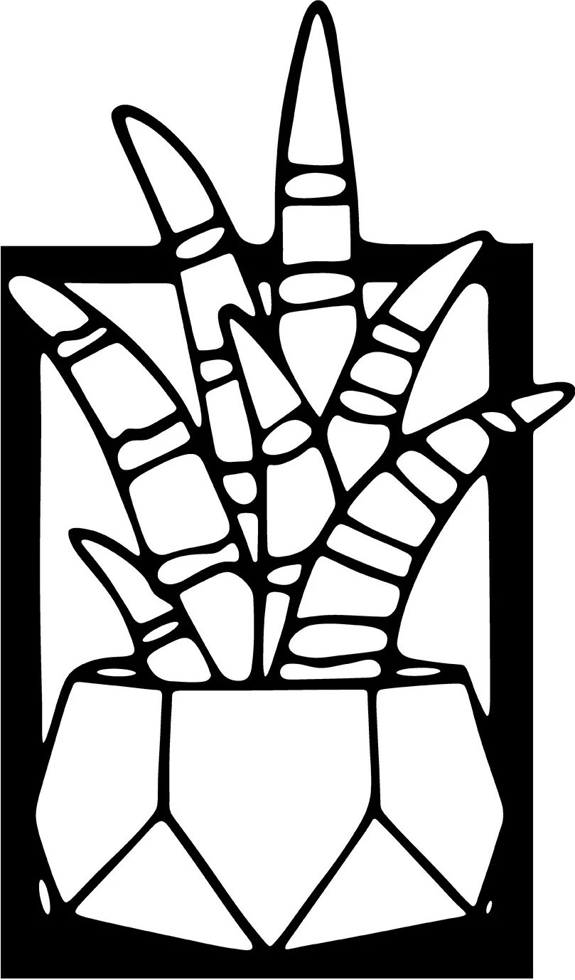 Aksesor dekorativ metalik për mur, Wallity, Havsala