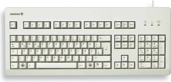 Tastierë Cherry G80-3000, Full-size, Wired, USB, Mekanike, Gri