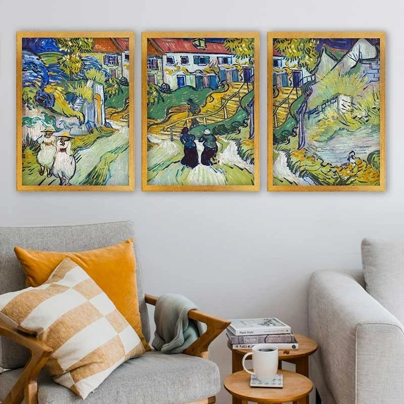 Pikturë dekorative me kornizë (3 copë), Wallity, 3AC_UN3868302_3545