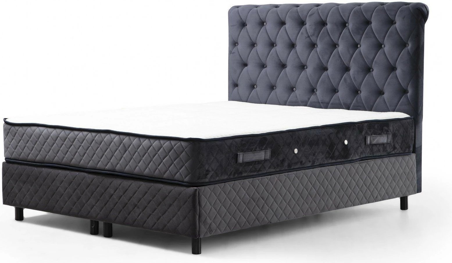 Set dyshe me dyshek, bazë dhe shtrat, Skye Decor Sonata 150x200, anthracite