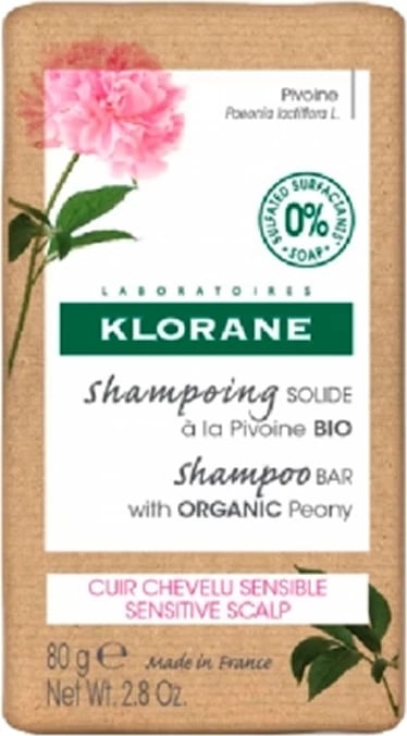 Shampon solid Klorane me Pionie Organike 80g
