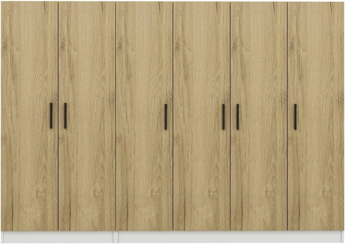 Dollap rrobash Skye Decor, ngjyrë arre, Kale - 3860