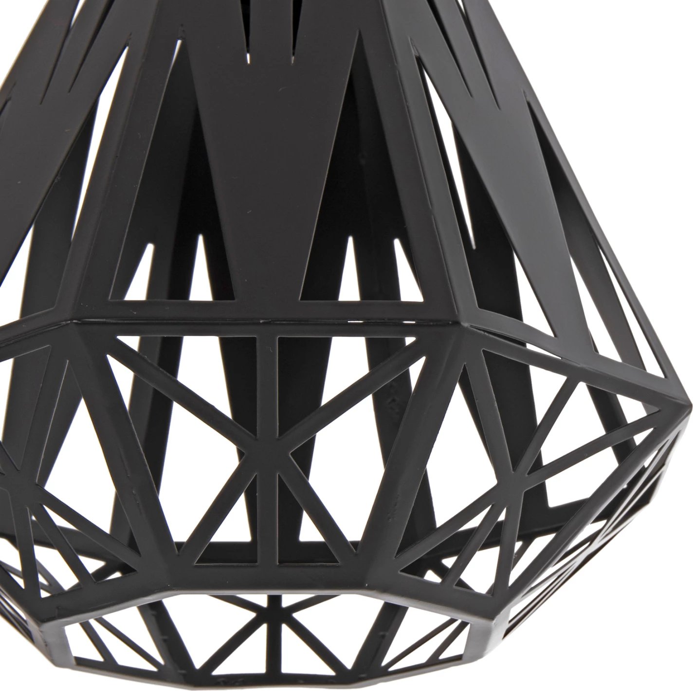 Llambë varëse tavani FH4083 3 'fenerë' metal i zi Φ23x127Hcm