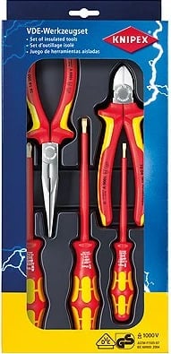 Set veglash Knipex 00 20 13, me darë dhe 3 kaçavida WERA
