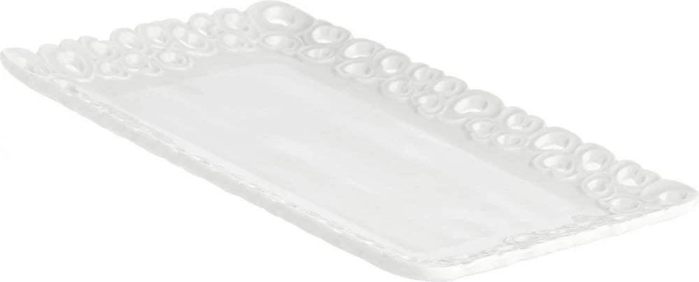 Tabaka Valentino LA PORCELLANA BIANCA, 27 x 19 cm, e bardhë