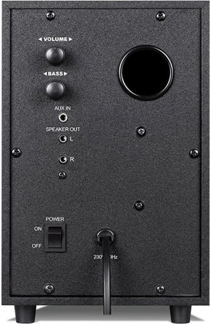 Set altoparlantësh Tracer Hi-Cube RGB 2.1 me Bluetooth, i zi