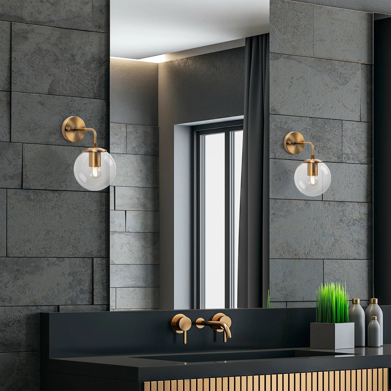 Llambë muri vintage Opviq, Viran - 10890