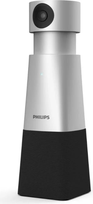 Kamerë konferencash Philips PSE0550/00 me mikrofon të integruar, 4K, Full HD, USB, e zezë/argjendtë Kamerë konferencash Philips PSE0550/00 me mikrofon të integruar, 4K, Full HD, USB, e zezë/argjendtë