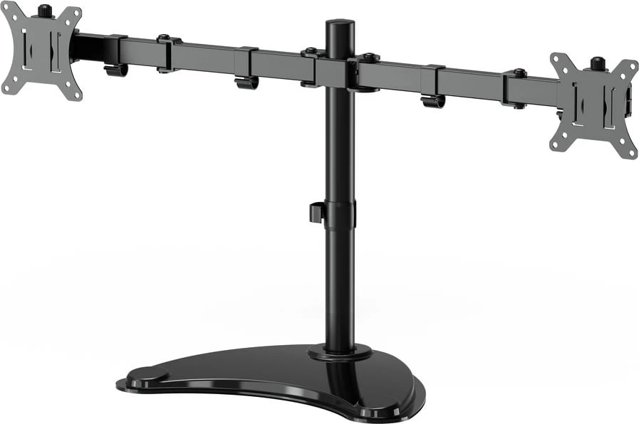 Mbajtëse tavoline për monitorë Gembird MS-D2ST-02, për 2 monitorë, 13-32", e zezë