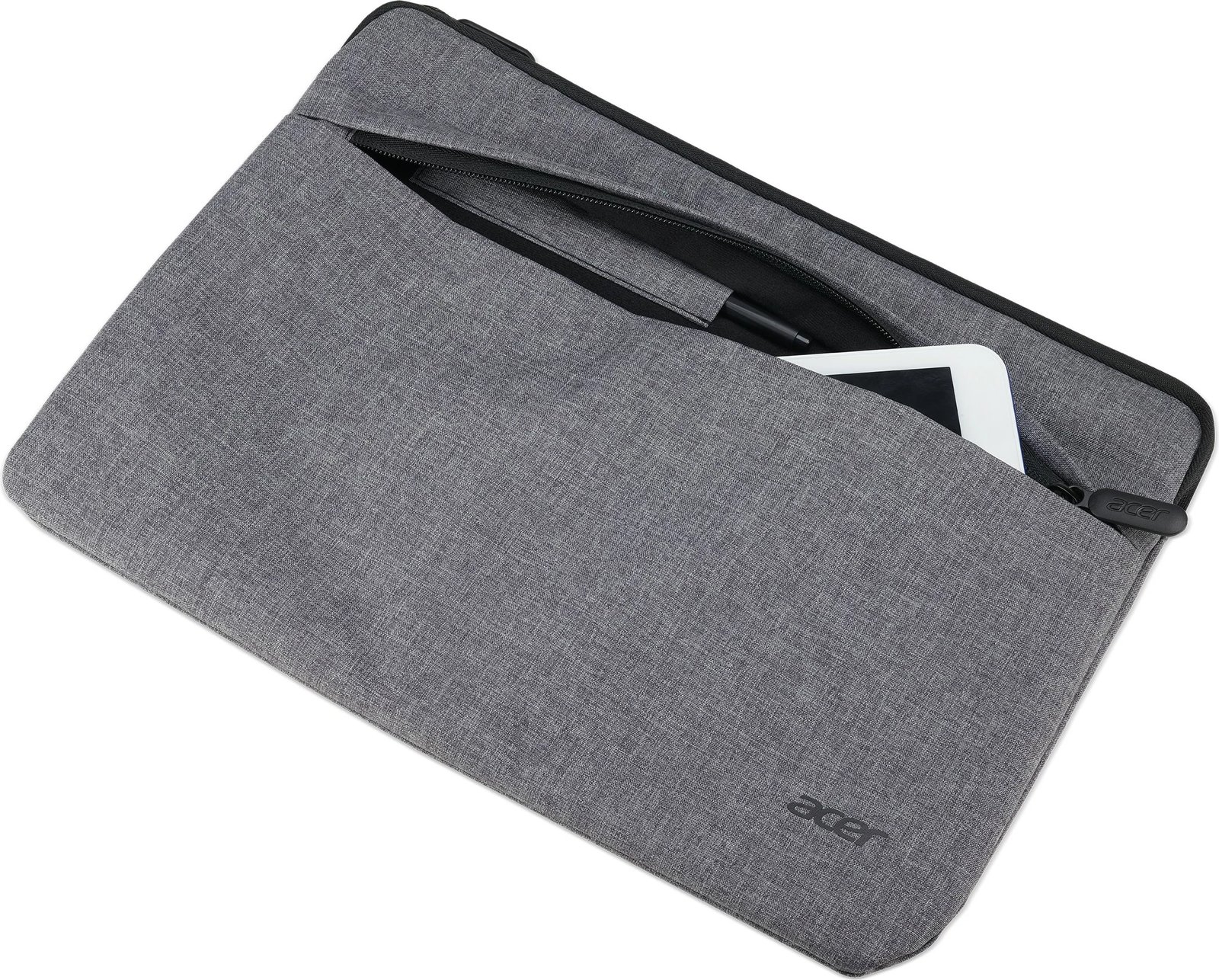 Mbështjellës Acer Protective Sleeve 11.6 inç, poliester, xhep përpara, gri
