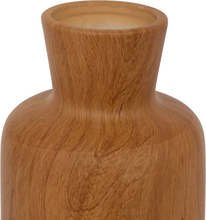 Vazo Reway qeramike, ngjyrë natyrale, D12x30cm