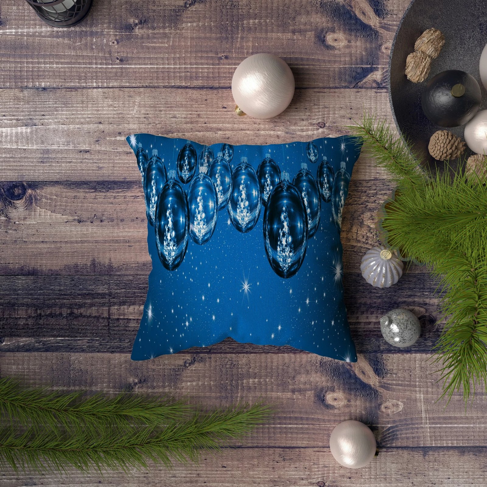 Jastëk dekorativ Aberto Design, NYXMAS044, shumëngjyrësh, 43x43cm