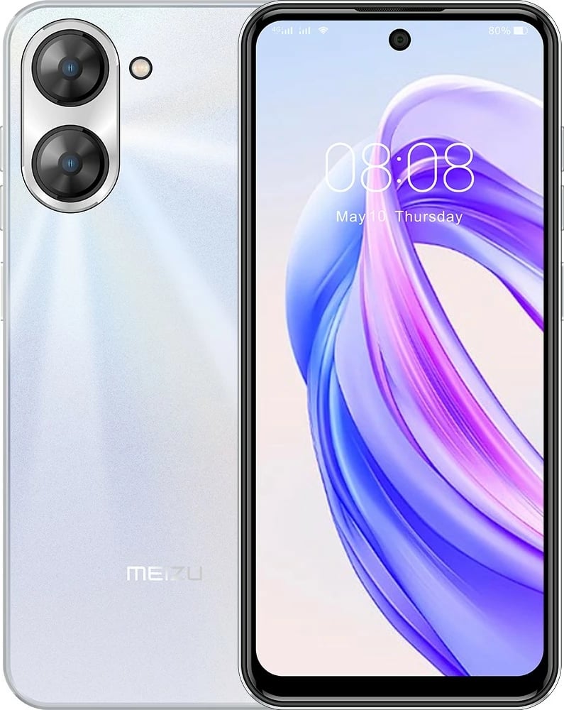 Celular MEIZU mblu21, 6 GB RAM, 128 GB, Android 14, Bardhë