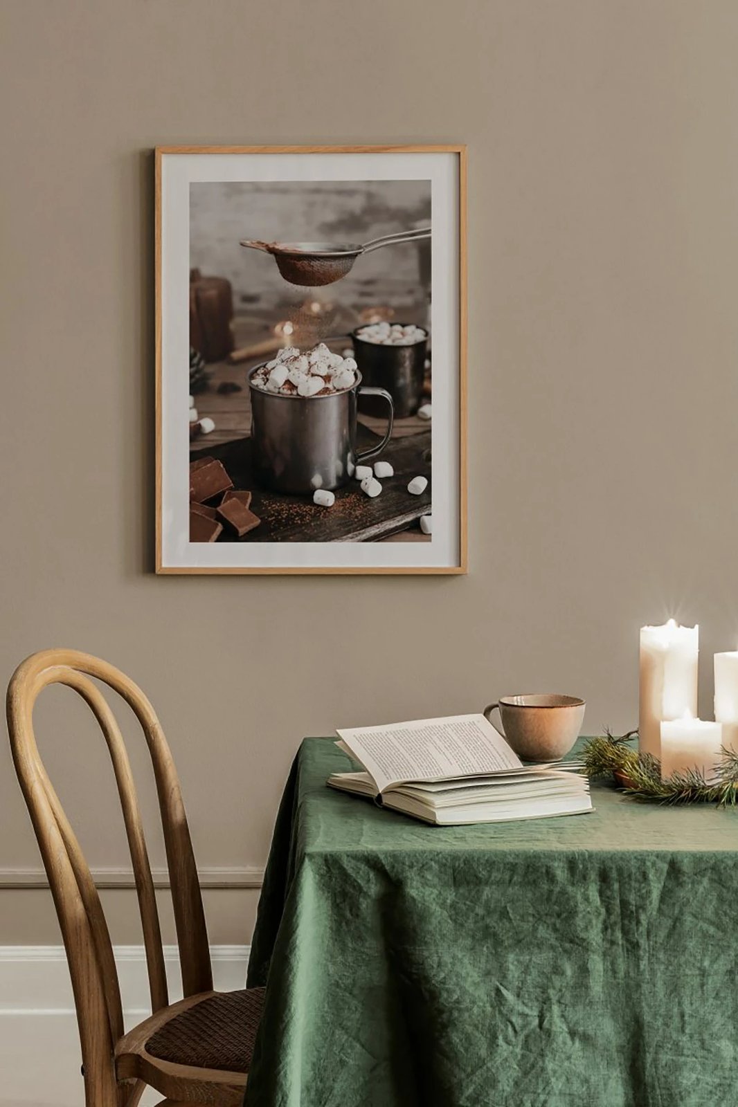 Pikturë dekorative me kornizë, Wallity, Tekhamcerceve88, shumëngjyrëshe, 33x48cm