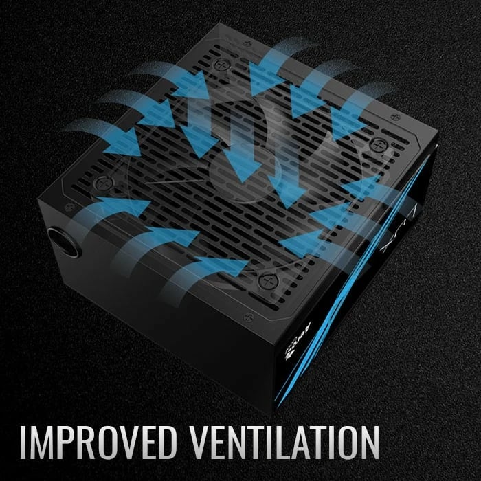 Kasë furnizues energjie AeroCool LUX 550W, 80 PLUS Bronze, e zezë