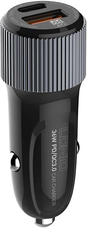 Karikues Për Veturë LDNIO C510Q (Zezë)