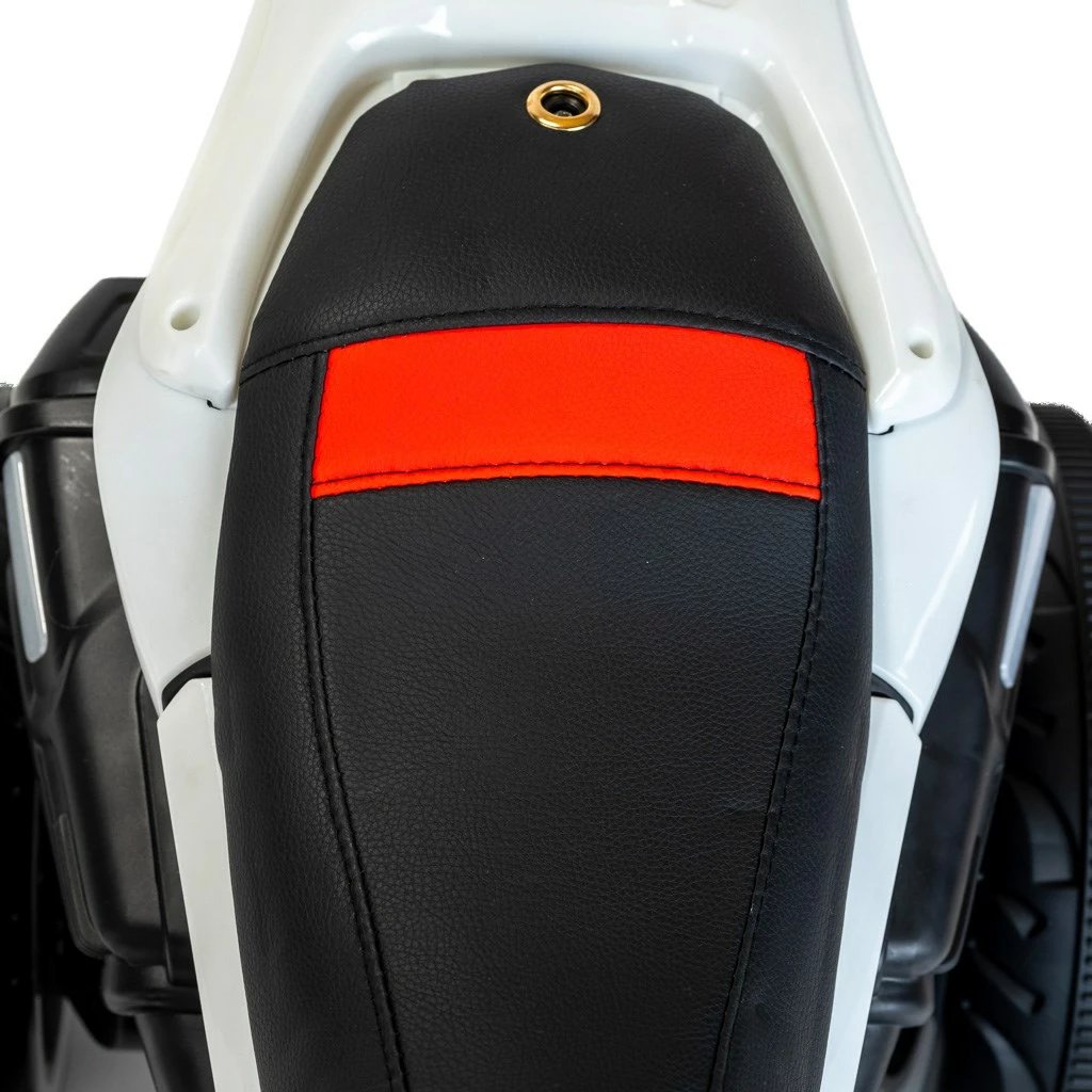 Motoçikletë elektrike për fëmijë, Baby Mix, Rare, me 3 rrota, e bardhë