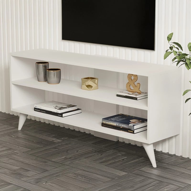 Set për dhomë ndeje Prestige, ngjyrë e bardhë, 120x29.6x50cm