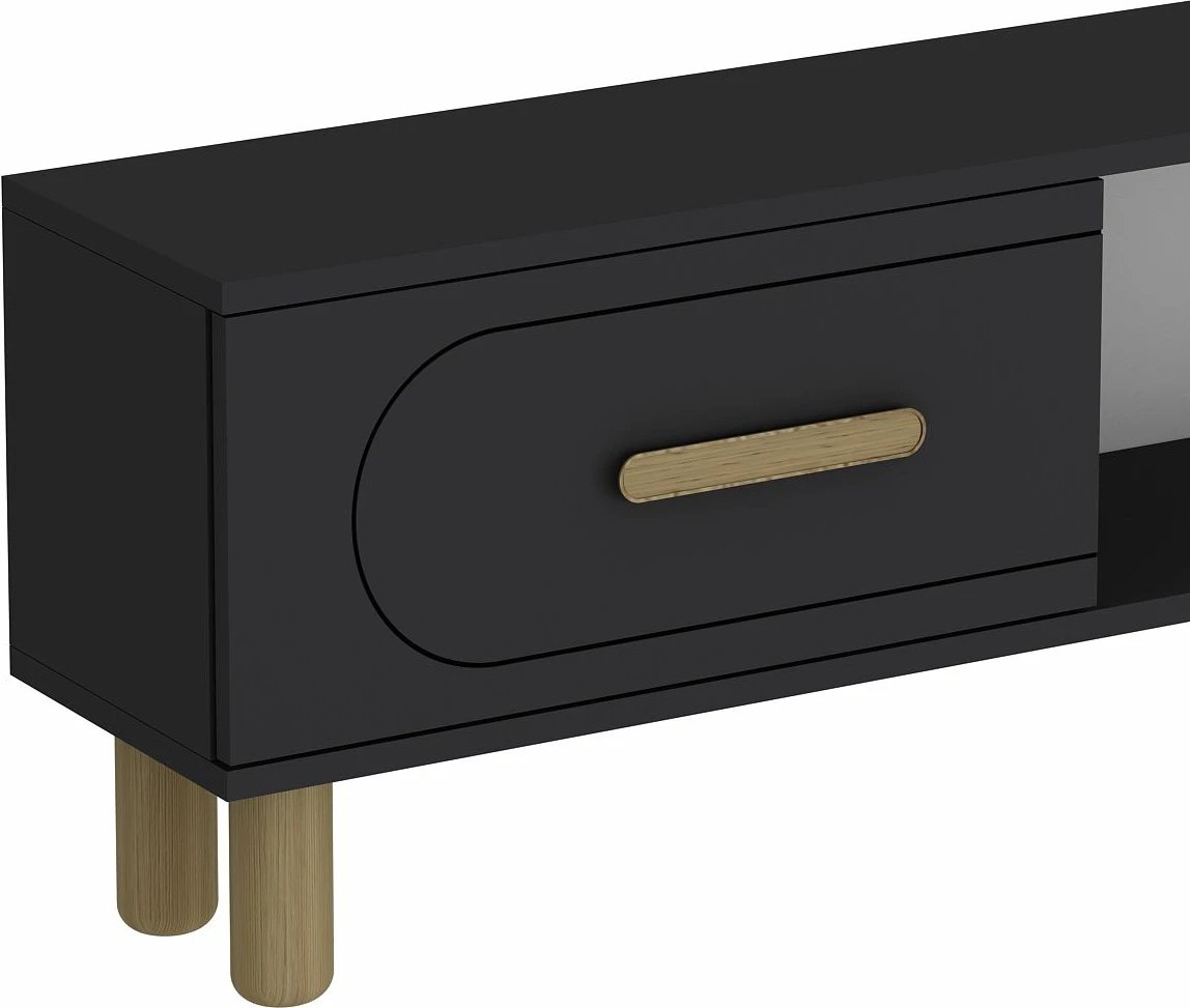 Set njësi TV Skye Decor, anthracite, sapphire oak