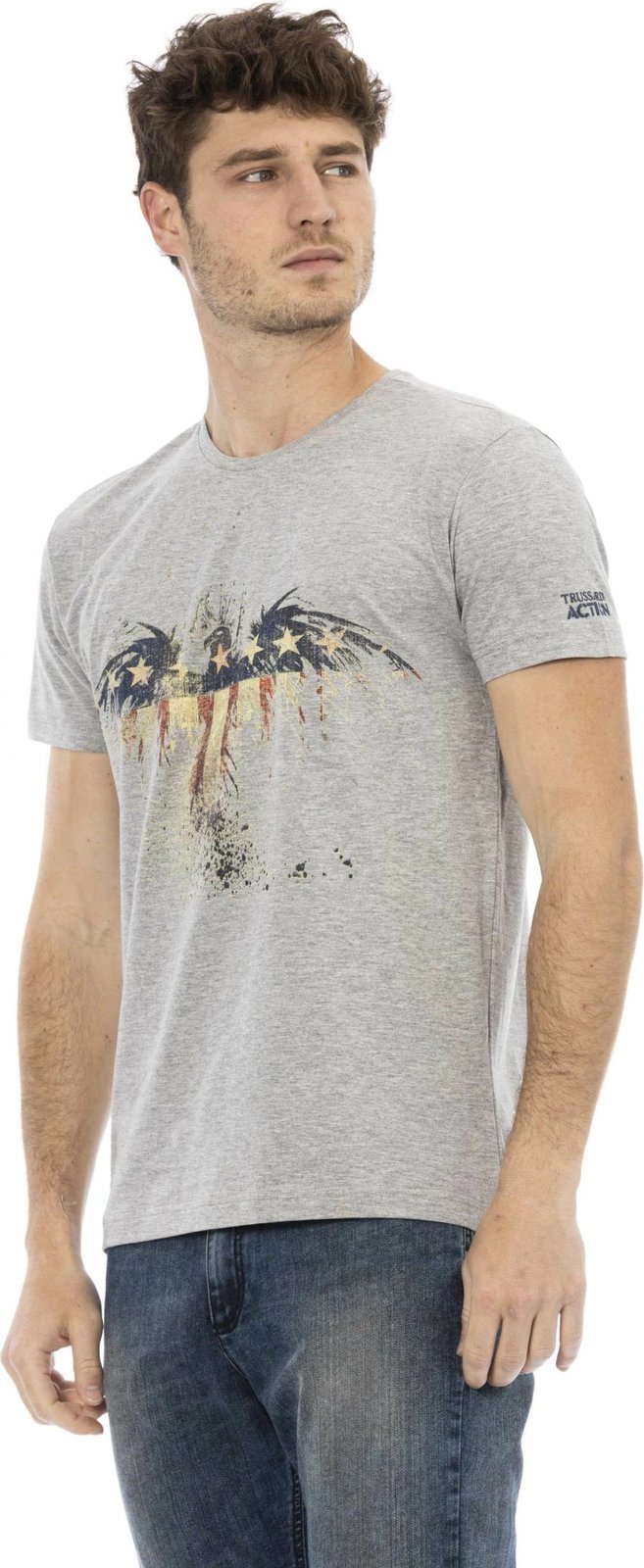 Maicë për meshkuj Trussardi Action, hiri