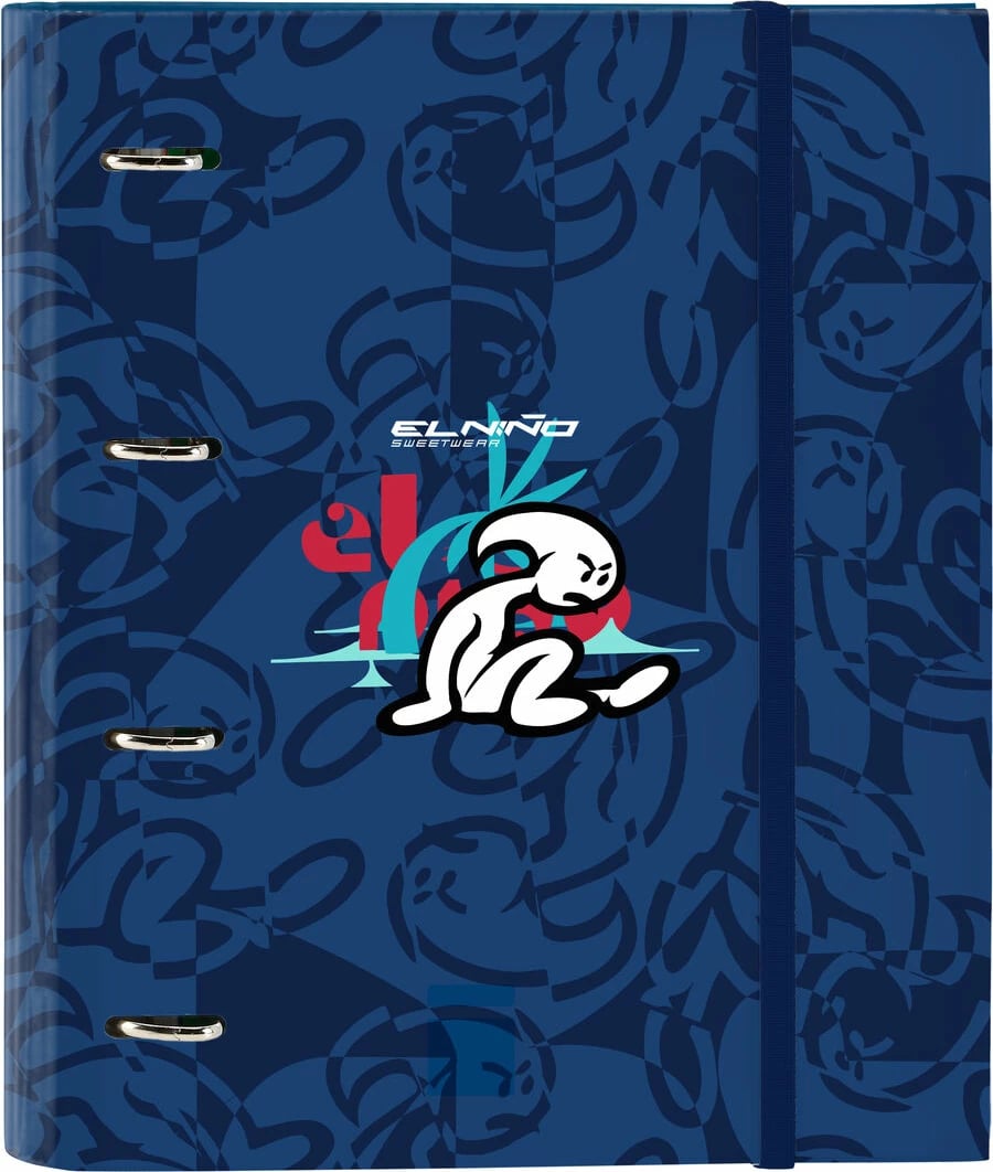 Dosje me unaza për fëmijë El Niño Paradise, navy blue