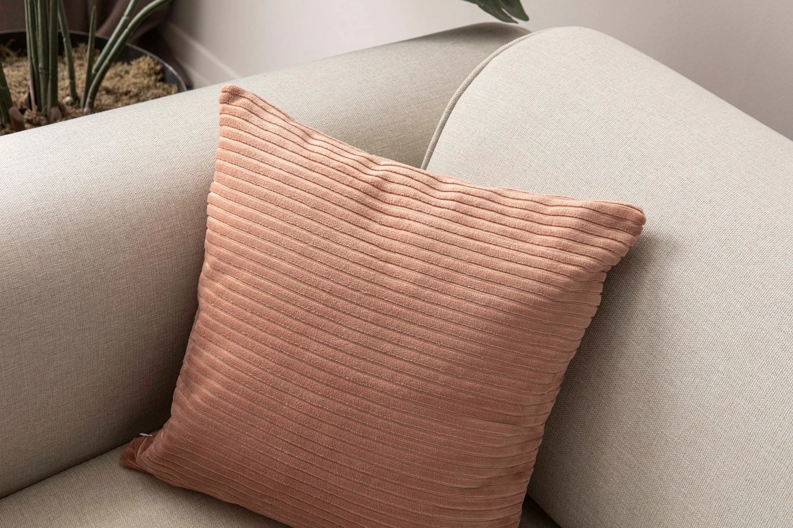 Set mbulesash për jastëk (2 copë), ngjyrë pluhur, Evila Originals, 43x43cm