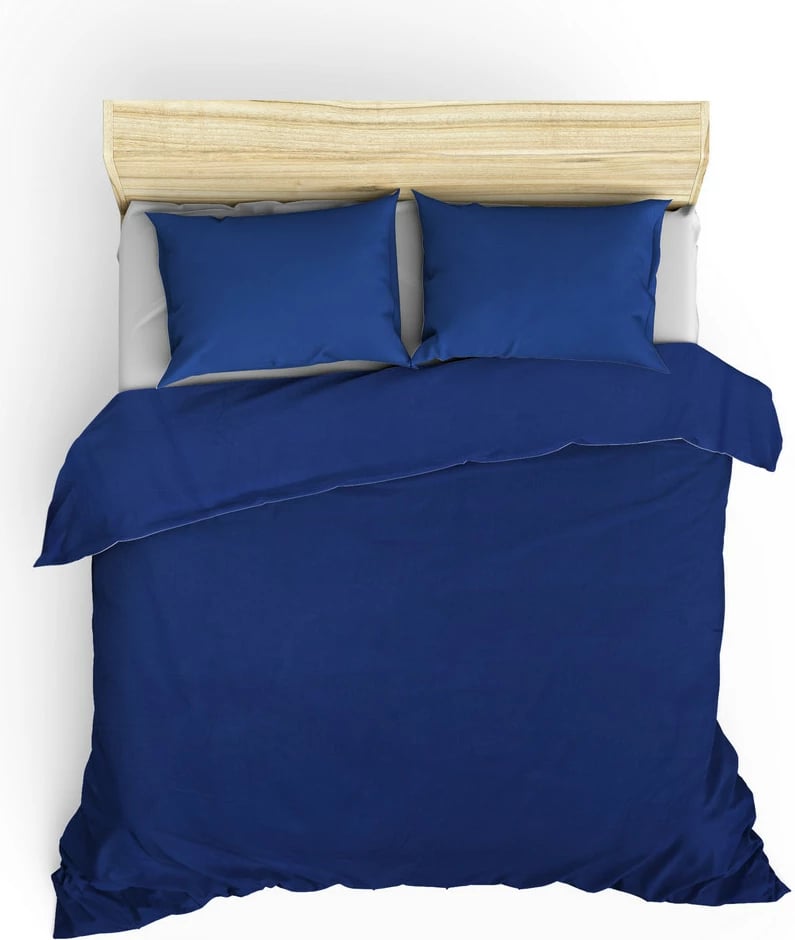 Set mbulesë për jorgan King, ngjyrë kaltër e errët, L'essentiel