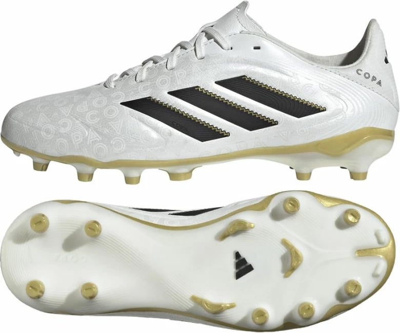 Atlete futbolli për fëmijë adidas, të bardha