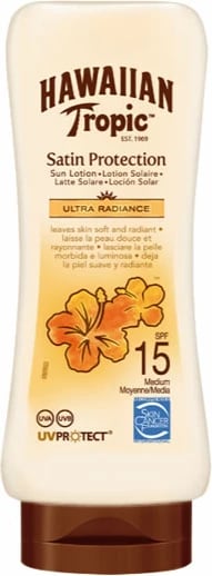 Losion për diell Hawaiian Tropic Satin Protection Ultra Radiance SPF15 180ml