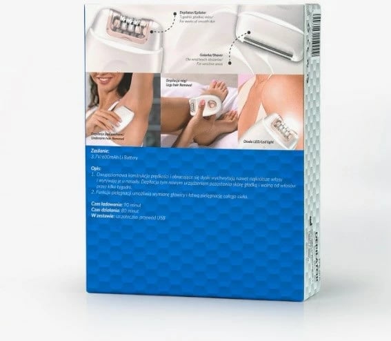 Epilator Oromed Oro-Epil Silk Pink, i bardhë/rozë