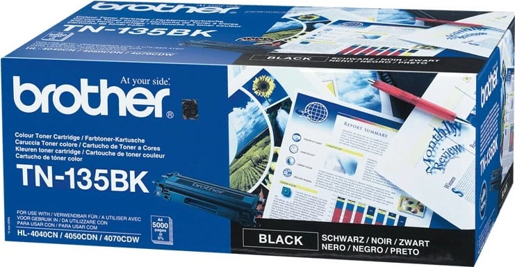 Toner Brother TN-135BK, i zi, High Yield, origjinal