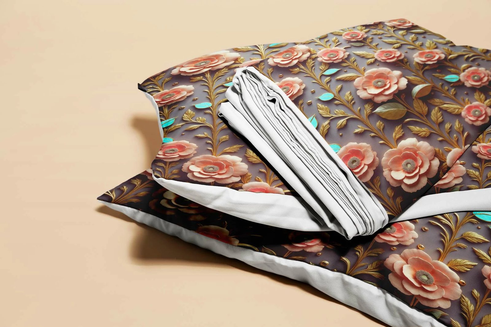 Set mbulesë për jorgan Super King, shumëngjyrësh, L'essentiel, FLW_DVT25-28 (3 pjesë)