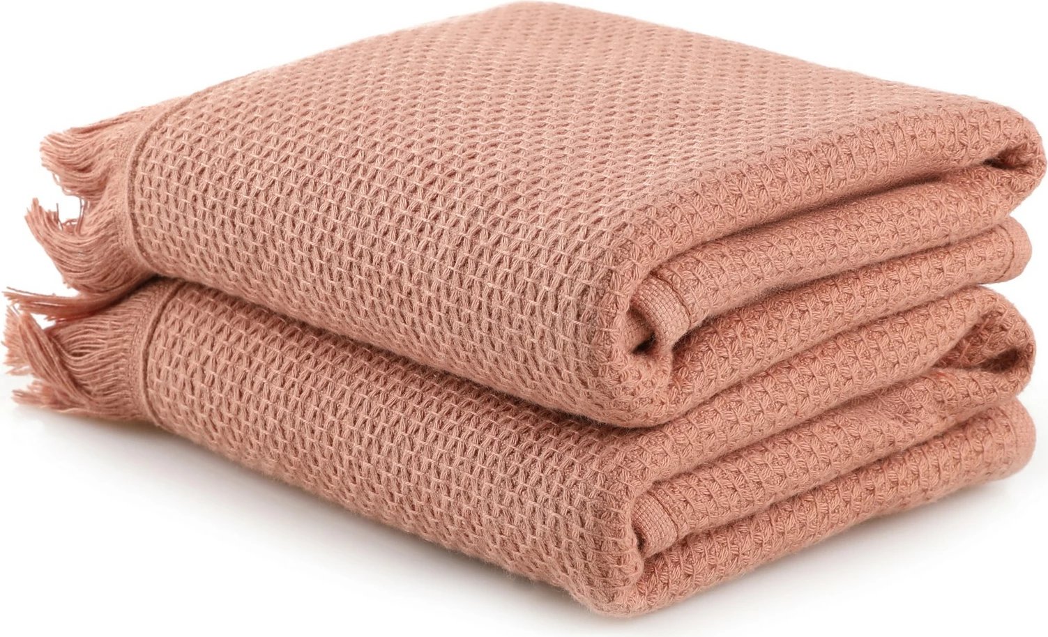 Set peshqirësh për larje, 2 copë, Mijölnir, Mia, ngjyrë salmon