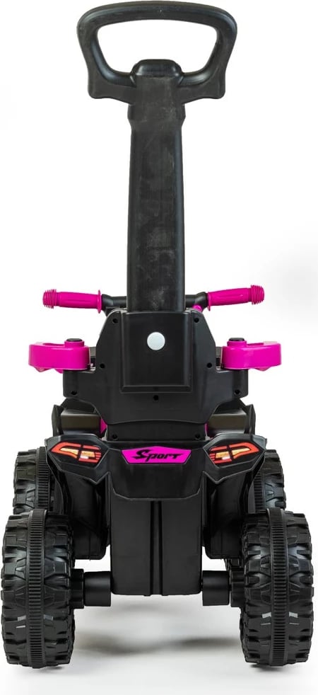 mjet shtytës fëmijësh, Baby Mix, Mega, me dorezë shtytëse, kapacitet 30 kg, buton me efekte zanore, blu