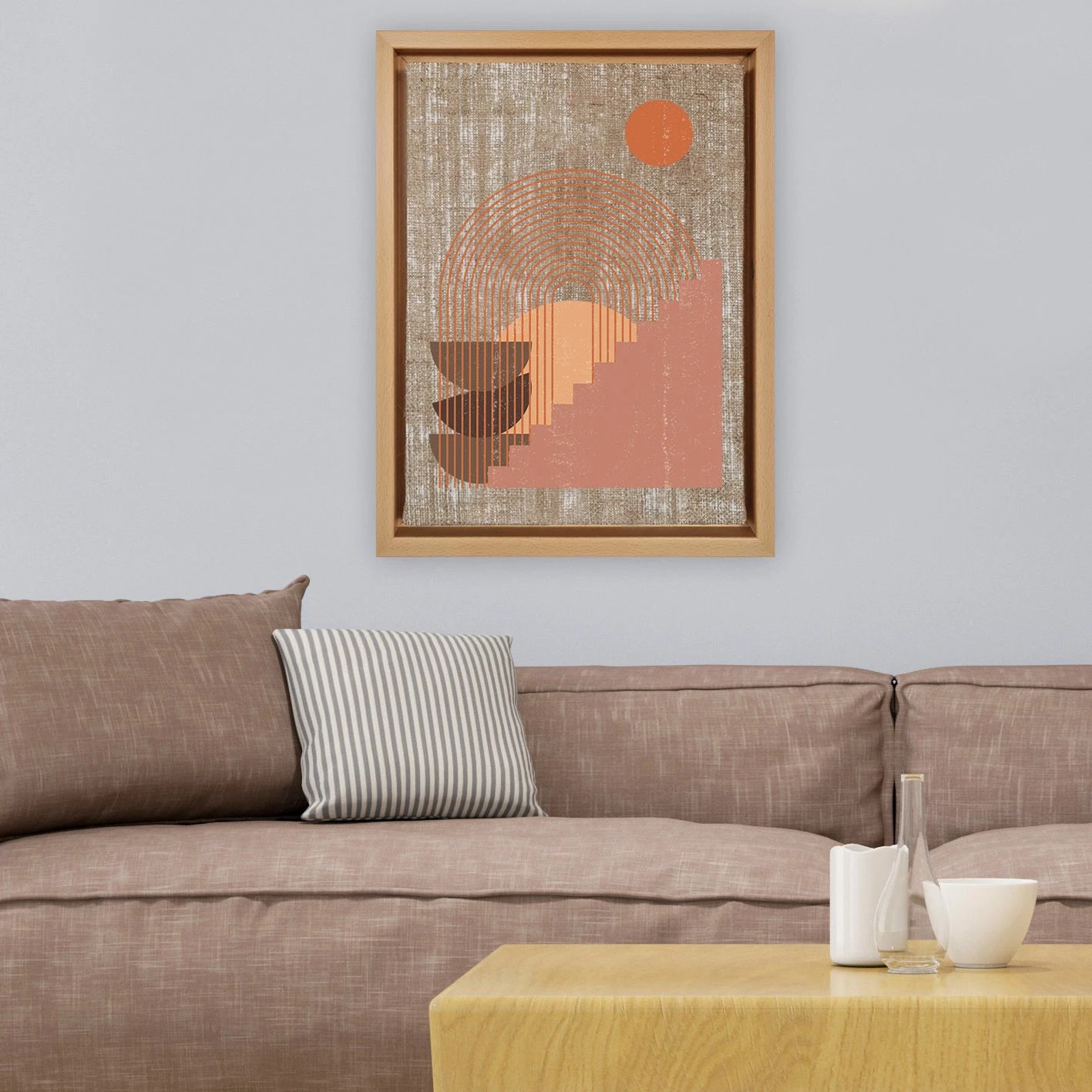 Pikturë dekorative në kanavacë, shumëngjyrëshe, Wallity, LNJ318595949626 - 6696, 66x96cm